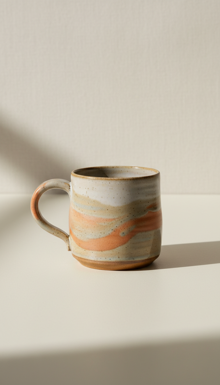 Hand-Thrown Stoneware Mug