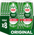 Fairy Max Power Washing up Liquid Original 8x545ML