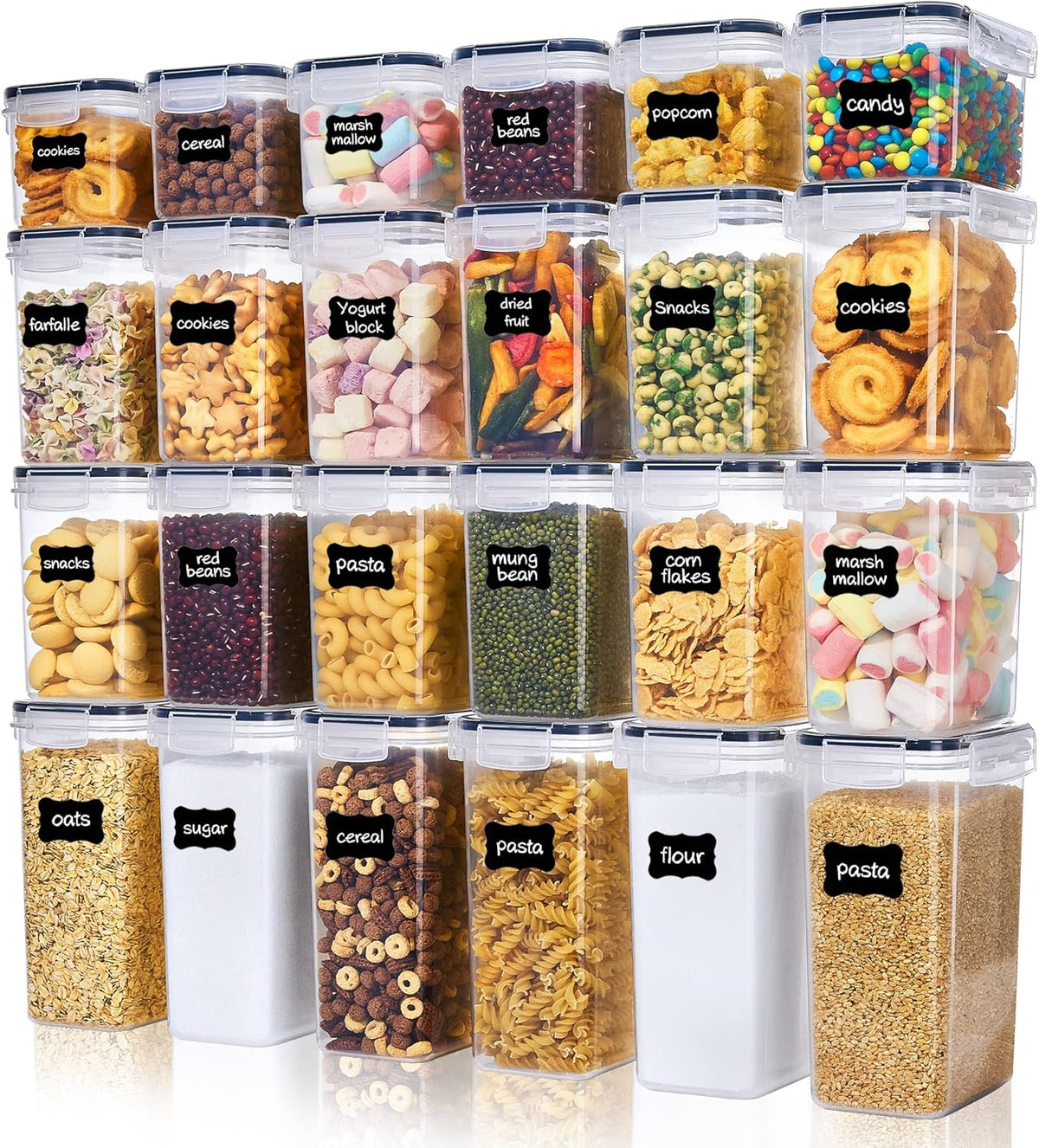 Vtopmart 24 Pcs Airtight Food Storage Containers Set