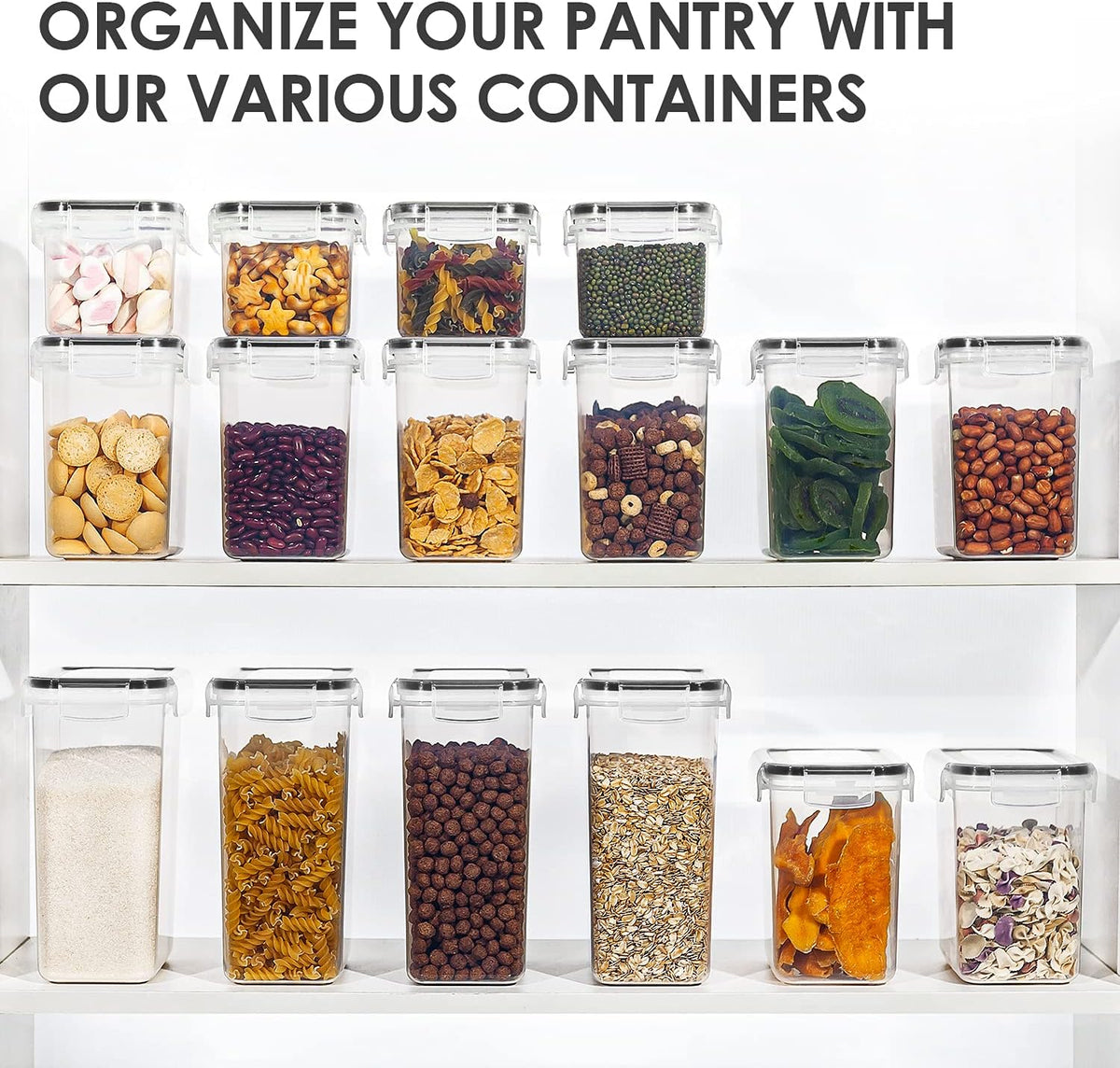 Vtopmart 24 Pcs Airtight Food Storage Containers Set