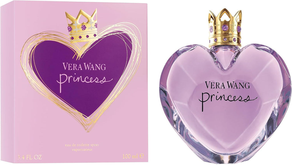 VERA WANG Princess - Eau de Toilette for Her - Fruity & Floral Fragrance with Notes of Lady Apple, Pink Guava and Vanilla - Medium Longevity - 100ml